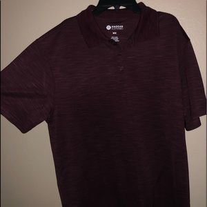 maroon dri fit polo